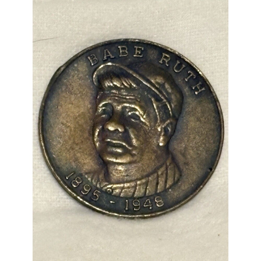 RARE 1948 Baseball Babe Ruth Yankees Memorial Commemorative Token Coin